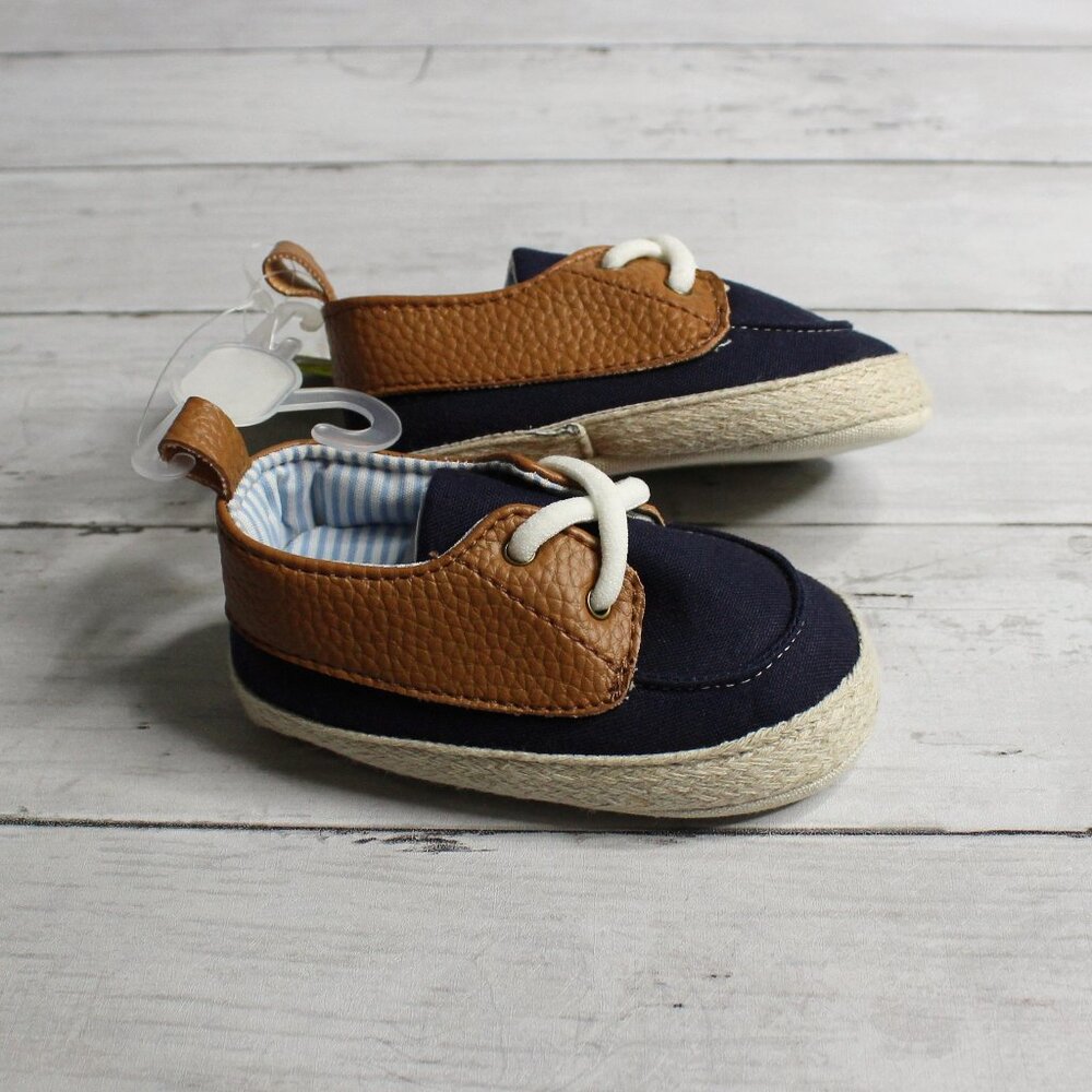 First Steps Baby Boy Crib Shoes Size 2